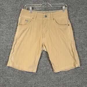 Kuhl‎ Shorts Mens 30 Beige Khaki Cargo Outdoors Casual Hiking Belt Loops